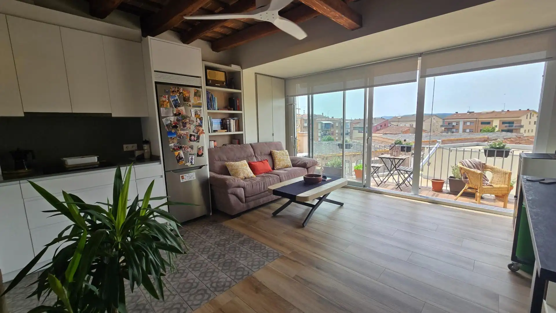 Sala de estar de Piso en venta en Moià con Calefacción, Terraza y Balcón