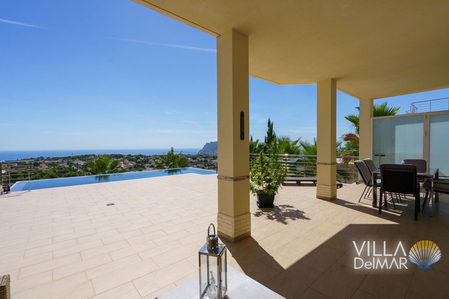 Terrace of House or chalet for sale in Calpe / Calp  with Air Conditioner, Private garden and Terrace