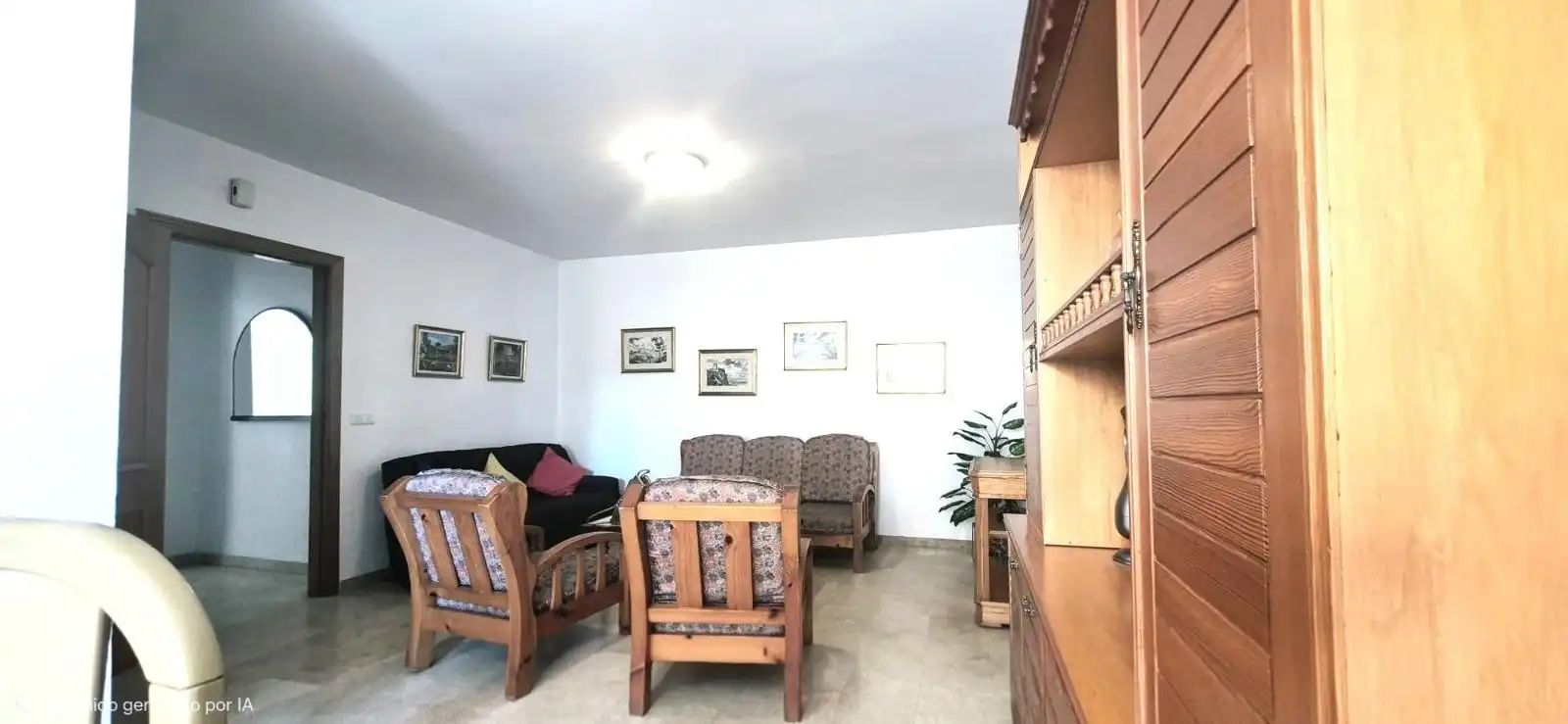 Living room of Flat for sale in Adra  with Air Conditioner, Terrace and Furnished