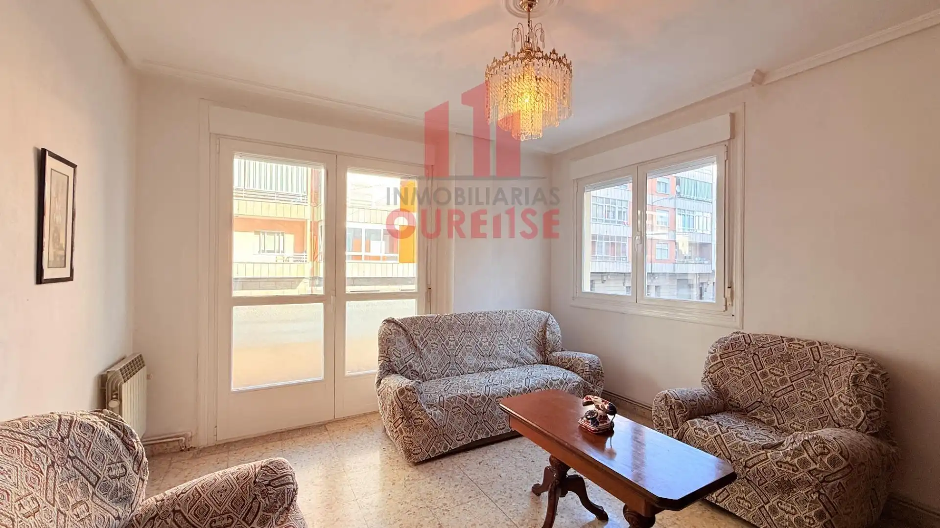 Vista exterior de Piso en venta en Ourense Capital  con Calefacción, Trastero y Balcón