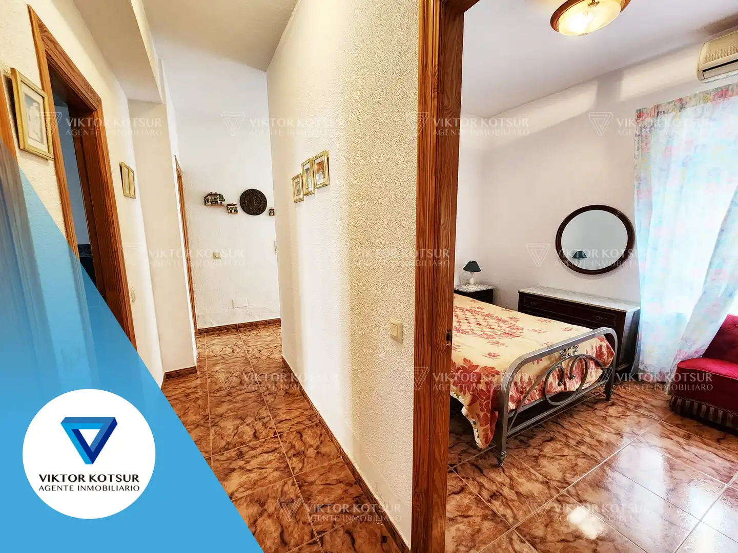 Habitación de Casa adosada en venta en Roquetas de Mar con Aire acondicionado, Terraza y Trastero