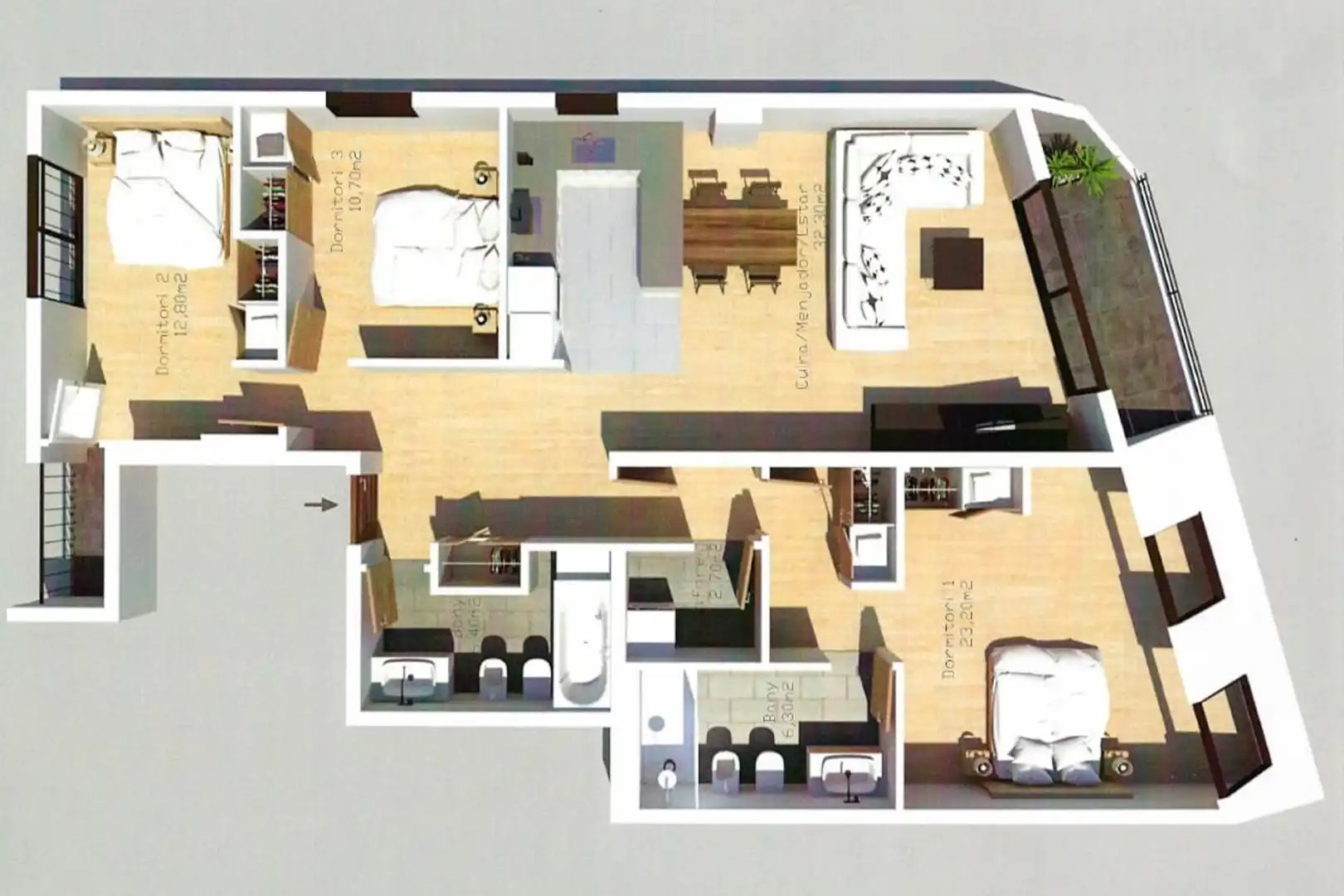 Apartament en venda en Escaldes – Engordany amb Aire condicionat, Terrassa i Traster