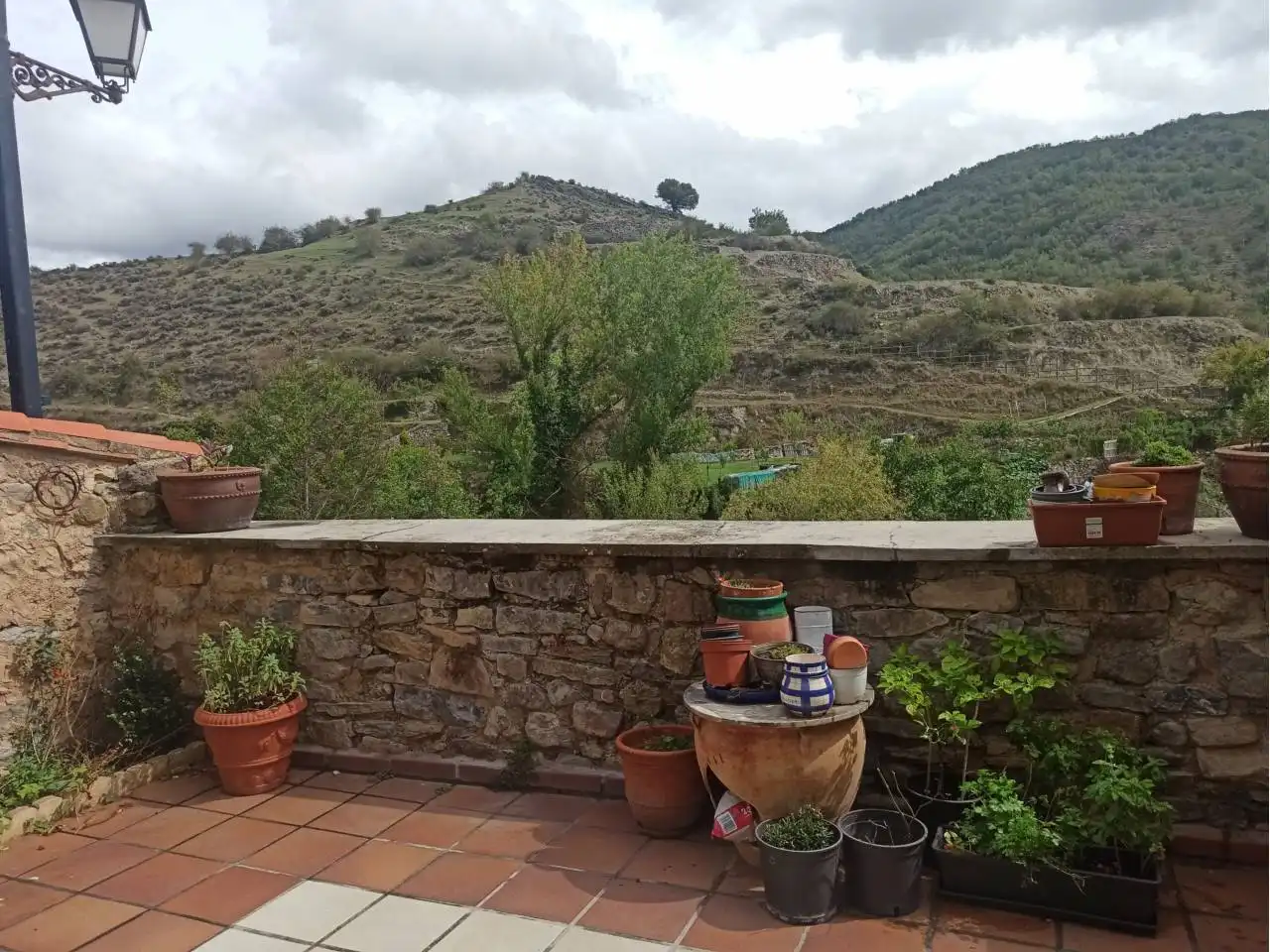 Terrassa de Casa o xalet en venda en Terroba amb Calefacció, Jardí privat i Moblat