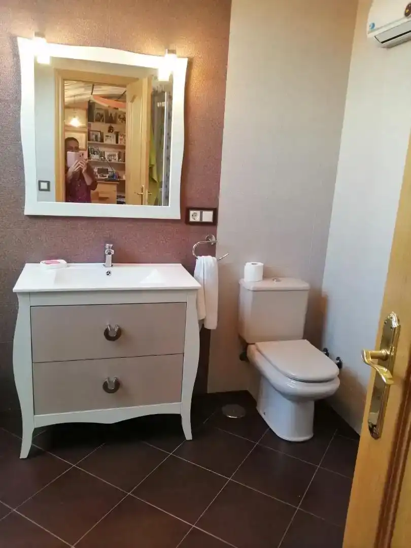 Bany de Casa o xalet en venda en San Fernando de Henares amb Aire condicionat i Balcó