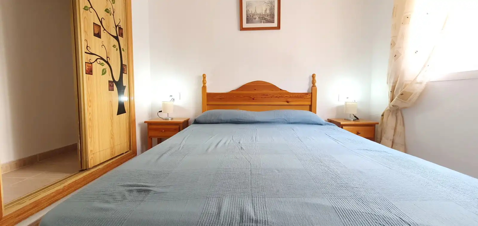 Dormitori de Apartament de lloguer en Dénia amb Aire condicionat, Calefacció i Terrassa