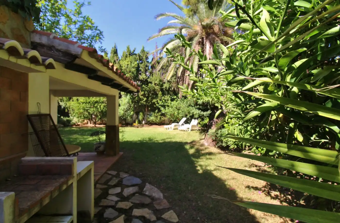 Jardín de Casa o chalet en venta en Moraira con Aire acondicionado, Calefacción y Jardín privado
