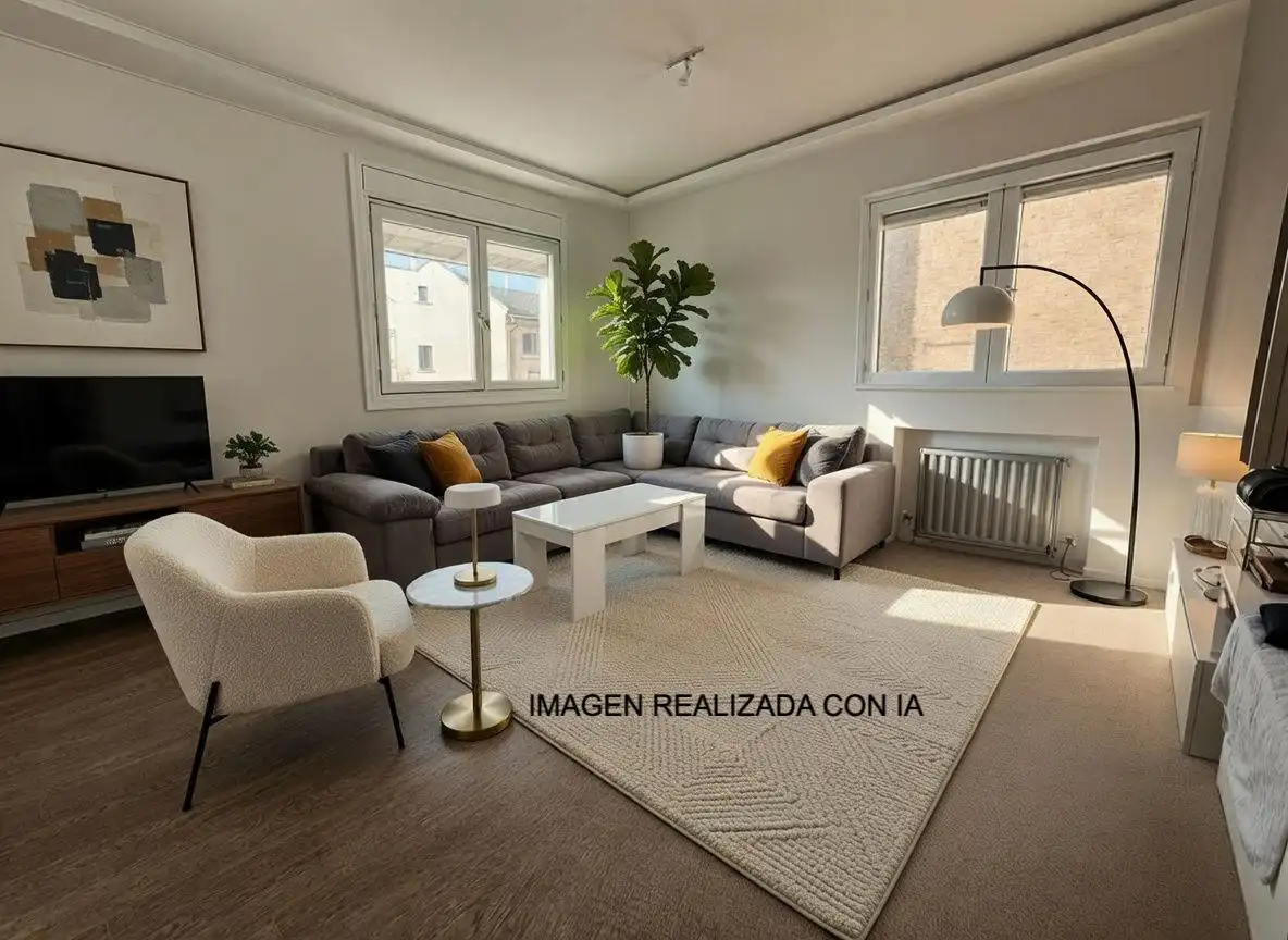 Sala de estar de Casa o chalet en venta en Castejón (Navarra) con Jardín privado, Trastero y Balcón