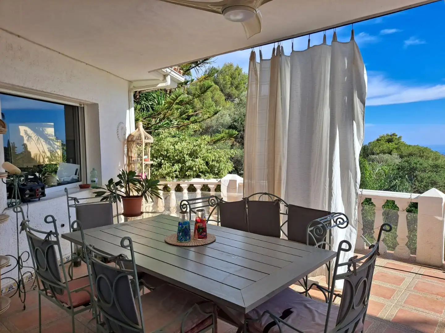 Terraza de Casa o chalet en venta en Mijas con Aire acondicionado, Terraza y Piscina
