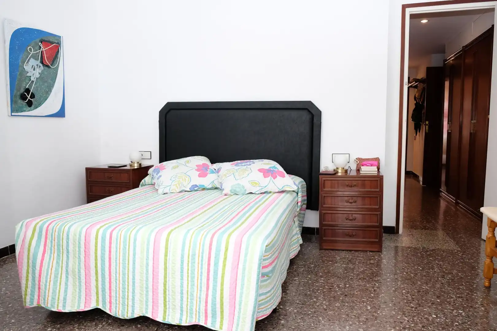 Habitación de Apartamento de alquiler en Caldes d'Estrac con Calefacción, Jardín privado y Terraza