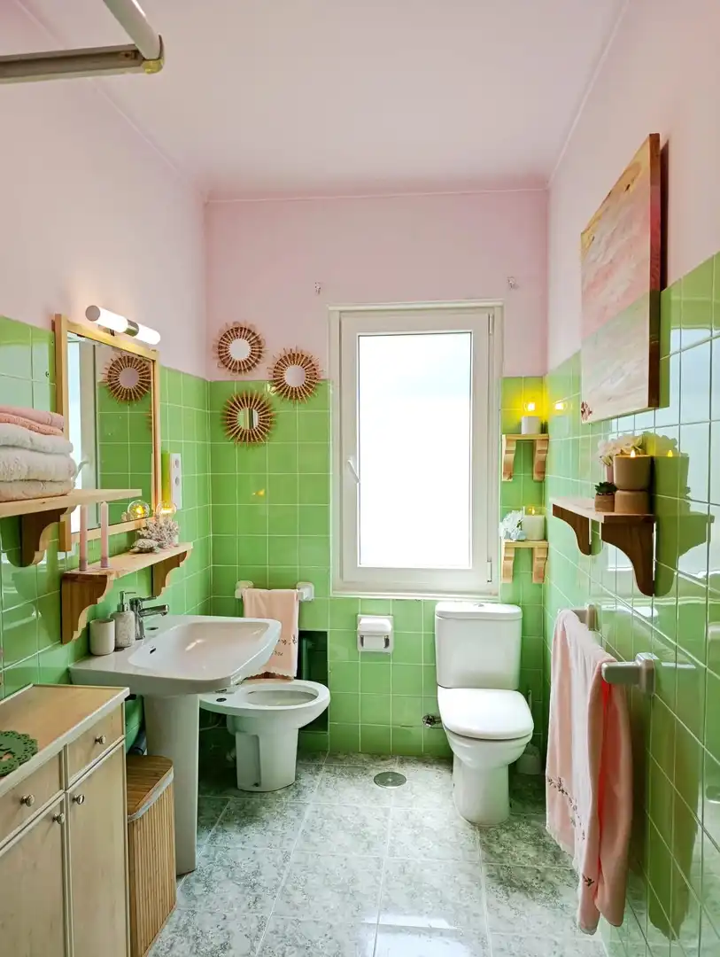 Bathroom of Flat for sale in Langreo  with Heating, Storage room and Furnished