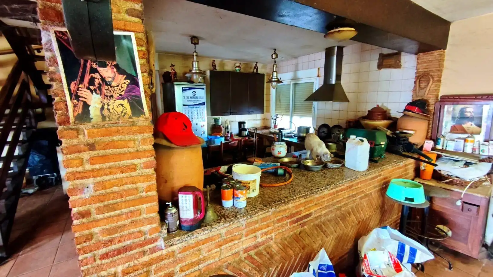 Cocina de Finca rústica en venta en Carcaboso con Aire acondicionado, Calefacción y Jardín privado