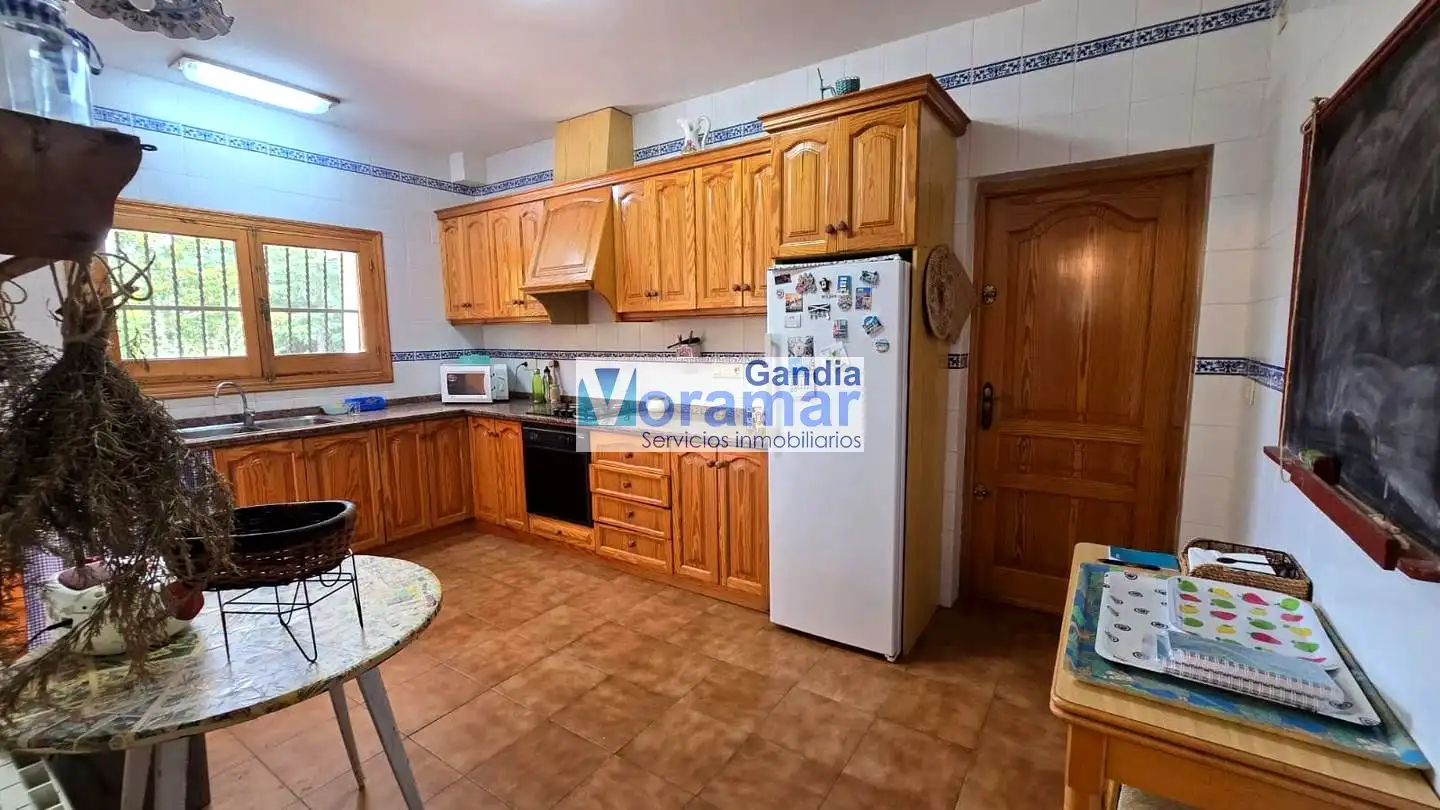 Cocina de Casa o chalet de alquiler en Barx con Jardín privado, Terraza y Piscina