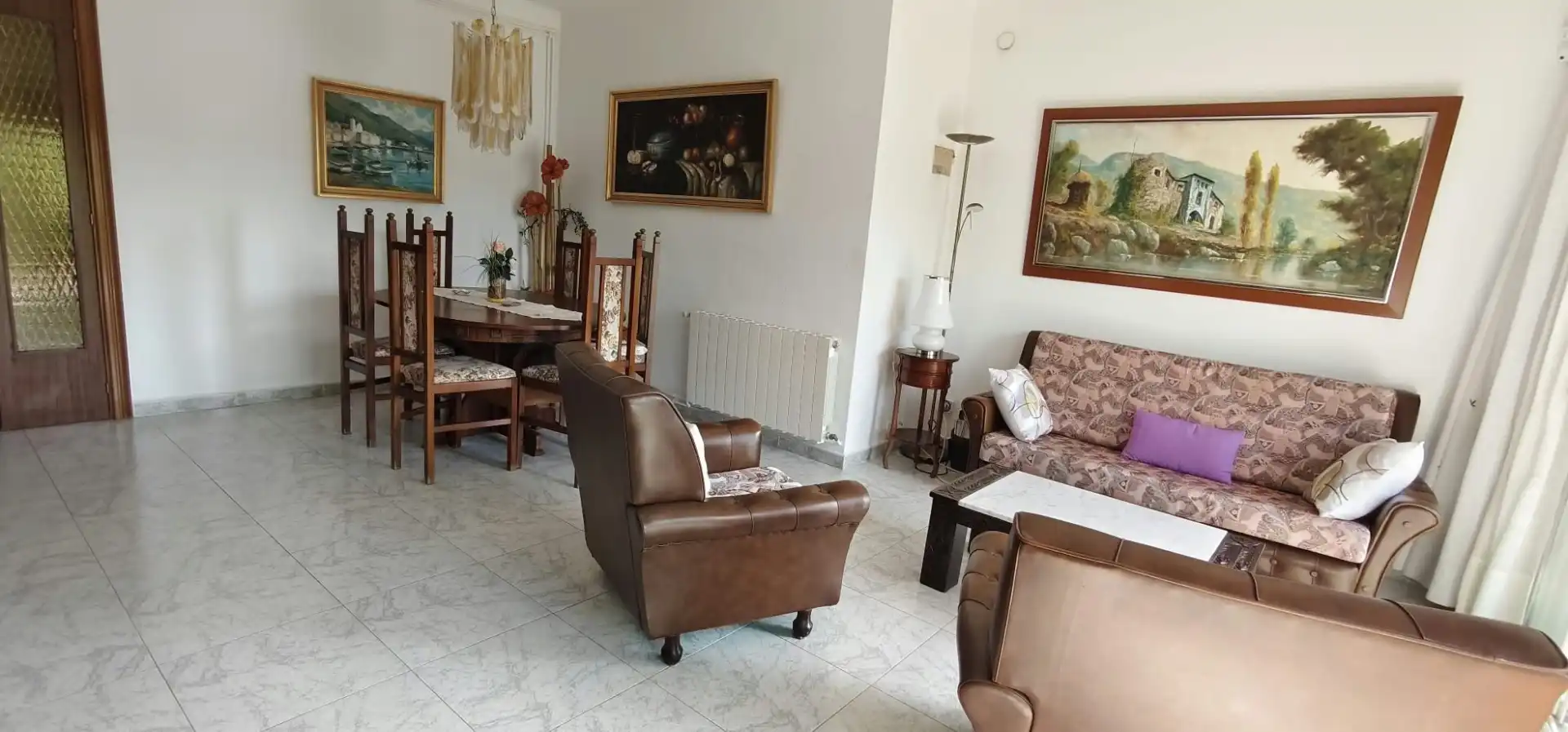 Sala de estar de Piso en venta en Cervelló con Calefacción, Amueblado y Horno