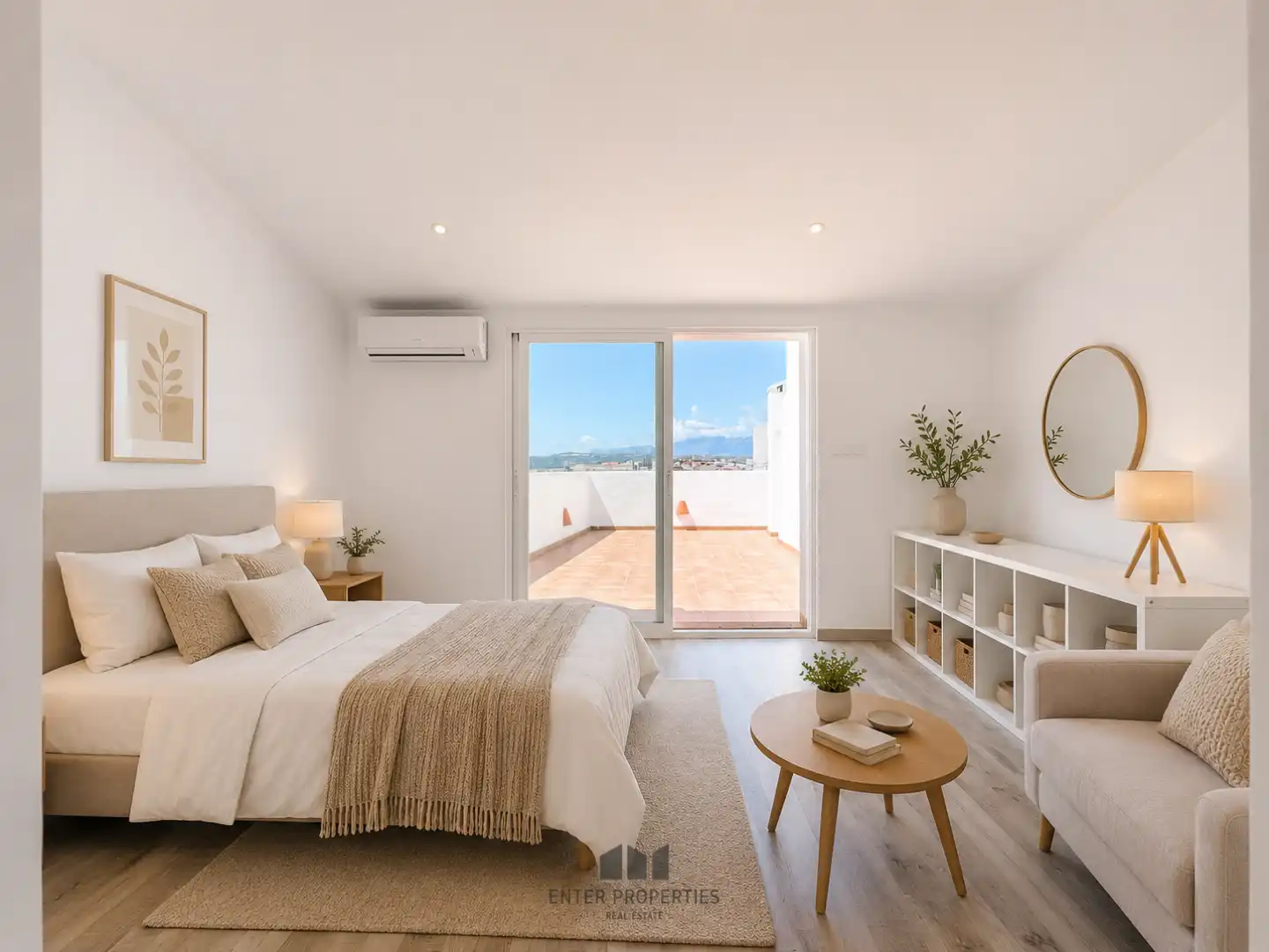 Habitación de Finca rústica en venta en Benitachell / El Poble Nou de Benitatxell con Aire acondicionado y Calefacción
