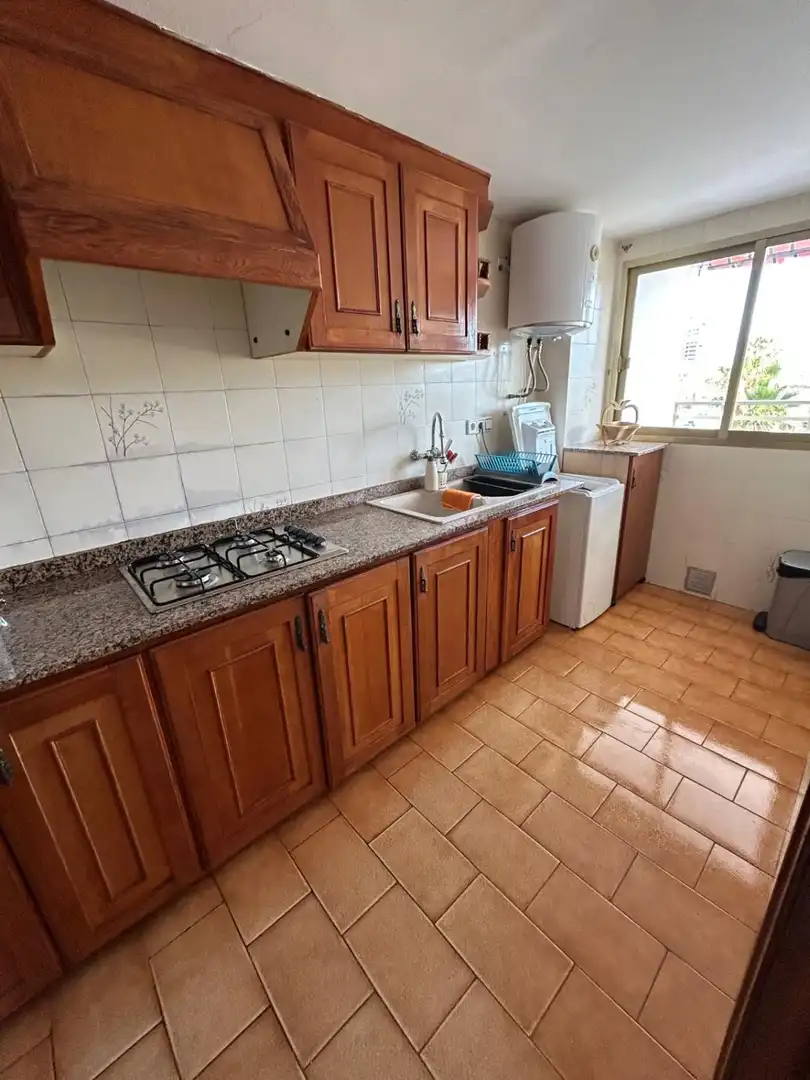 Cocina de Apartamento de alquiler en Cullera con Terraza, Amueblado y Piscina comunitaria