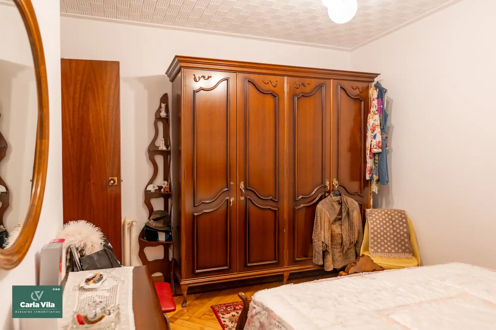 Bedroom of Flat for sale in Lugo  with Heating, Parquet flooring and Terrace