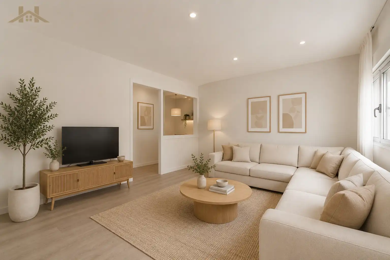 Sala de estar de Piso en venta en Villanueva del Pardillo con Calefacción y Horno
