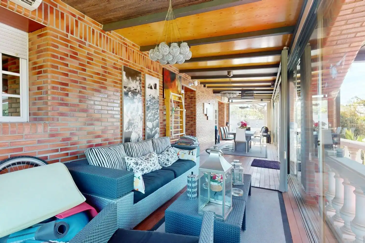 Terraza de Casa o chalet en venta en Alfajarín con Calefacción, Jardín privado y Terraza