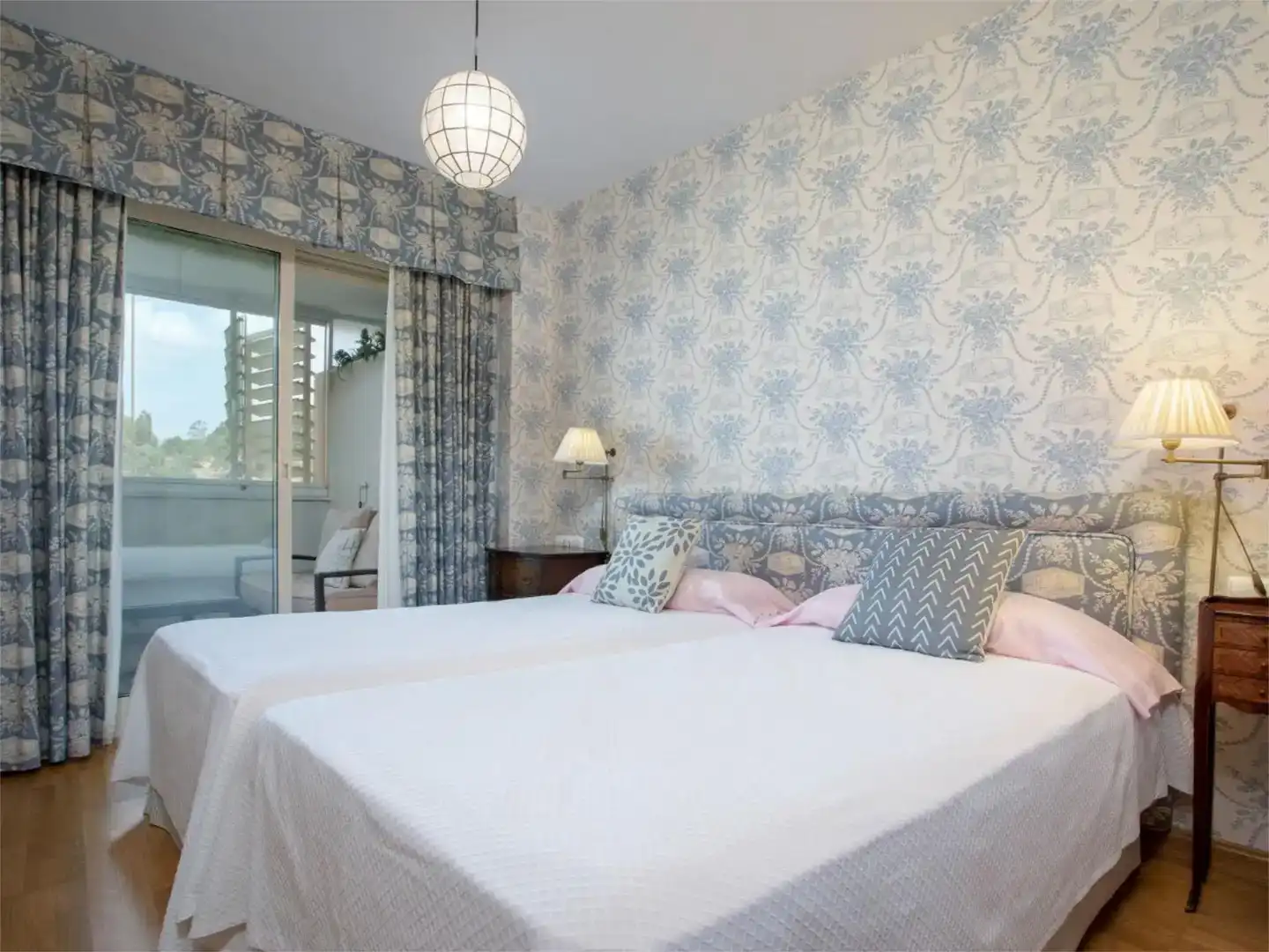 Schlafzimmer von Wohnung zum Verkauf in Málaga Capital mit Klimaanlage, Schwimmbad und Balkon