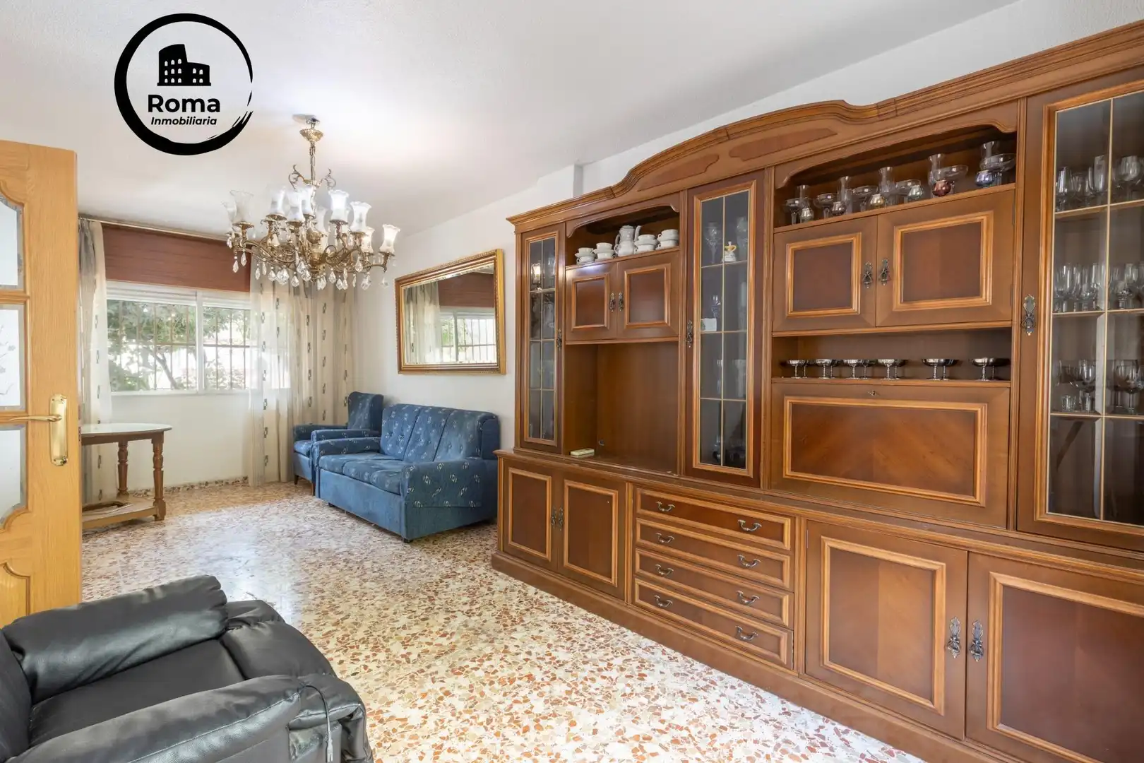 Sala de estar de Casa adosada en venta en Maracena con Aire acondicionado, Calefacción y Terraza