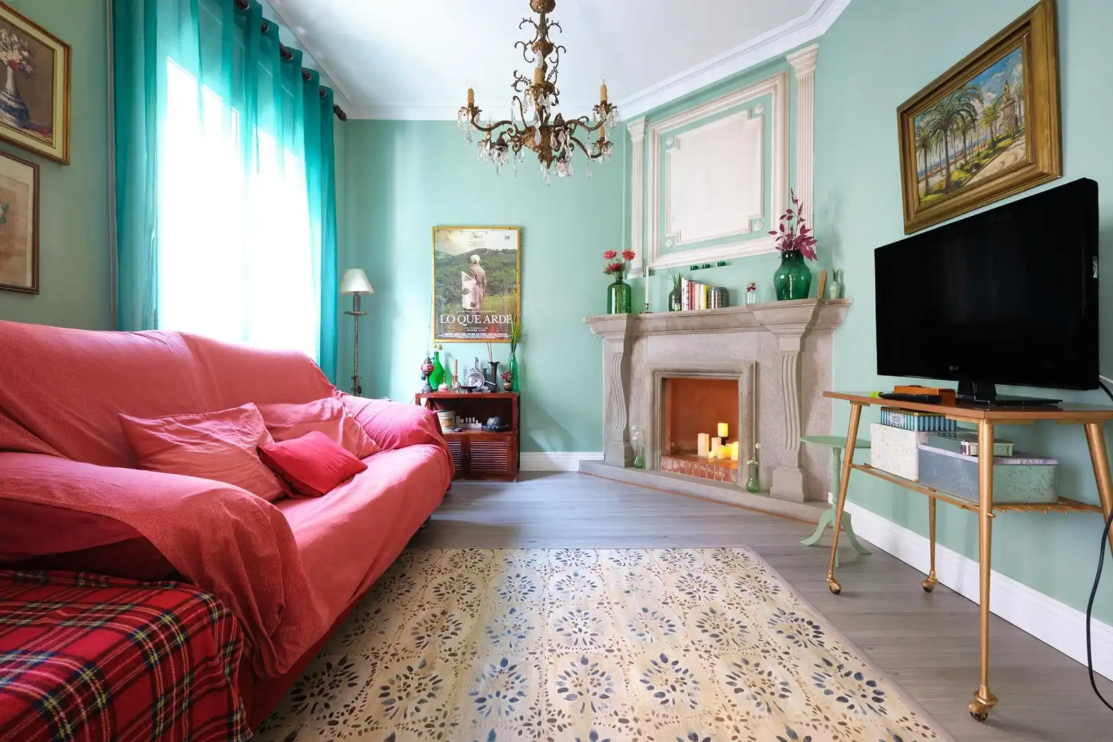 Sala de estar de Piso en venta en Barcelona