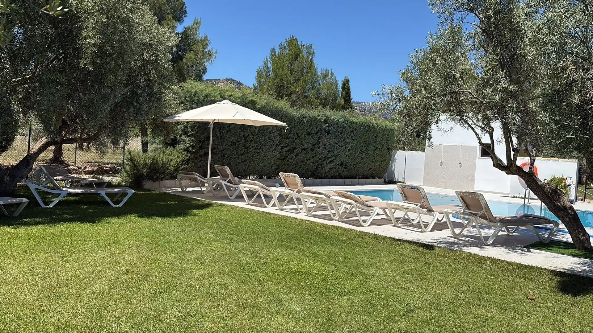 Piscina de Finca rústica en venta en Pozo Alcón con Aire acondicionado, Jardín privado y Terraza
