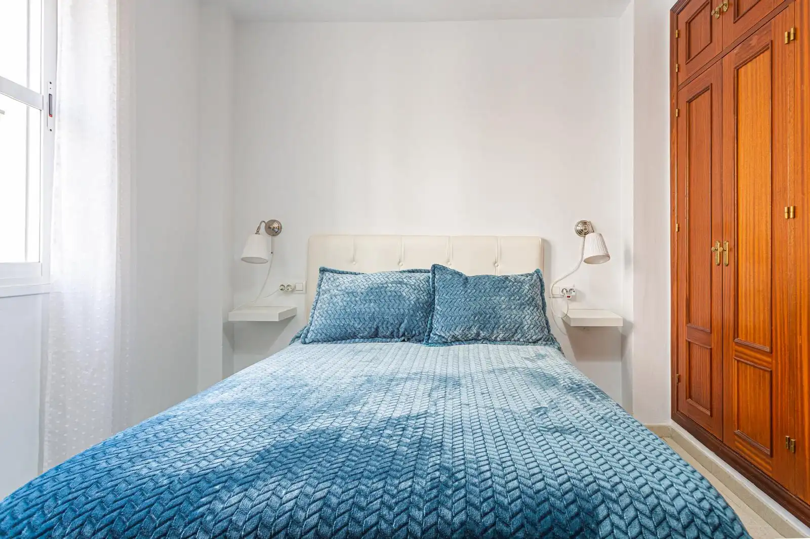 Bedroom of Flat for rent in Sanlúcar de Barrameda  with Air Conditioner, Heating and Furnished