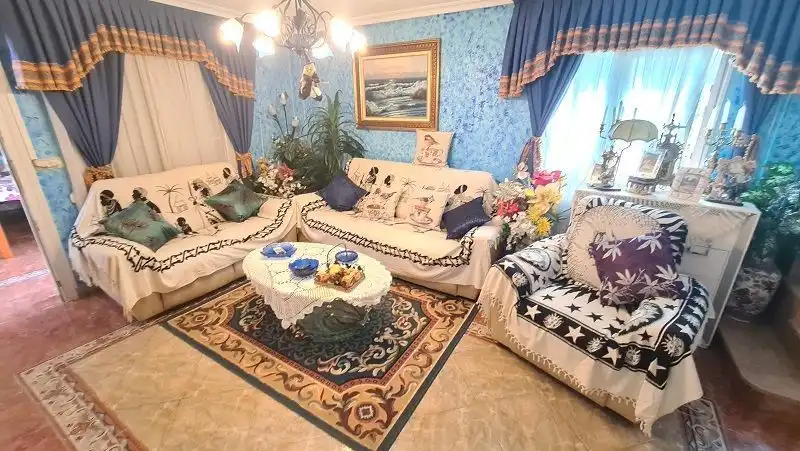 Sala de estar de Casa o chalet en venta en Torrevieja con Aire acondicionado, Calefacción y Jardín privado