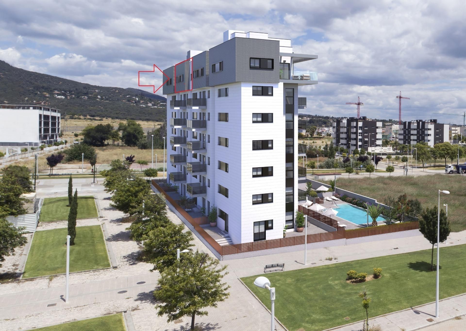 Exterior view of Attic for sale in  Córdoba Capital  with Air Conditioner, Heating and Terrace