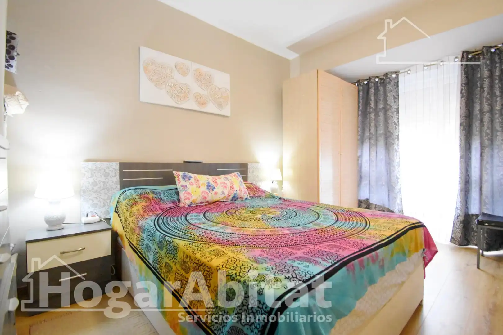 Bedroom of Flat for sale in Oliva  with Air Conditioner, Heating and Terrace