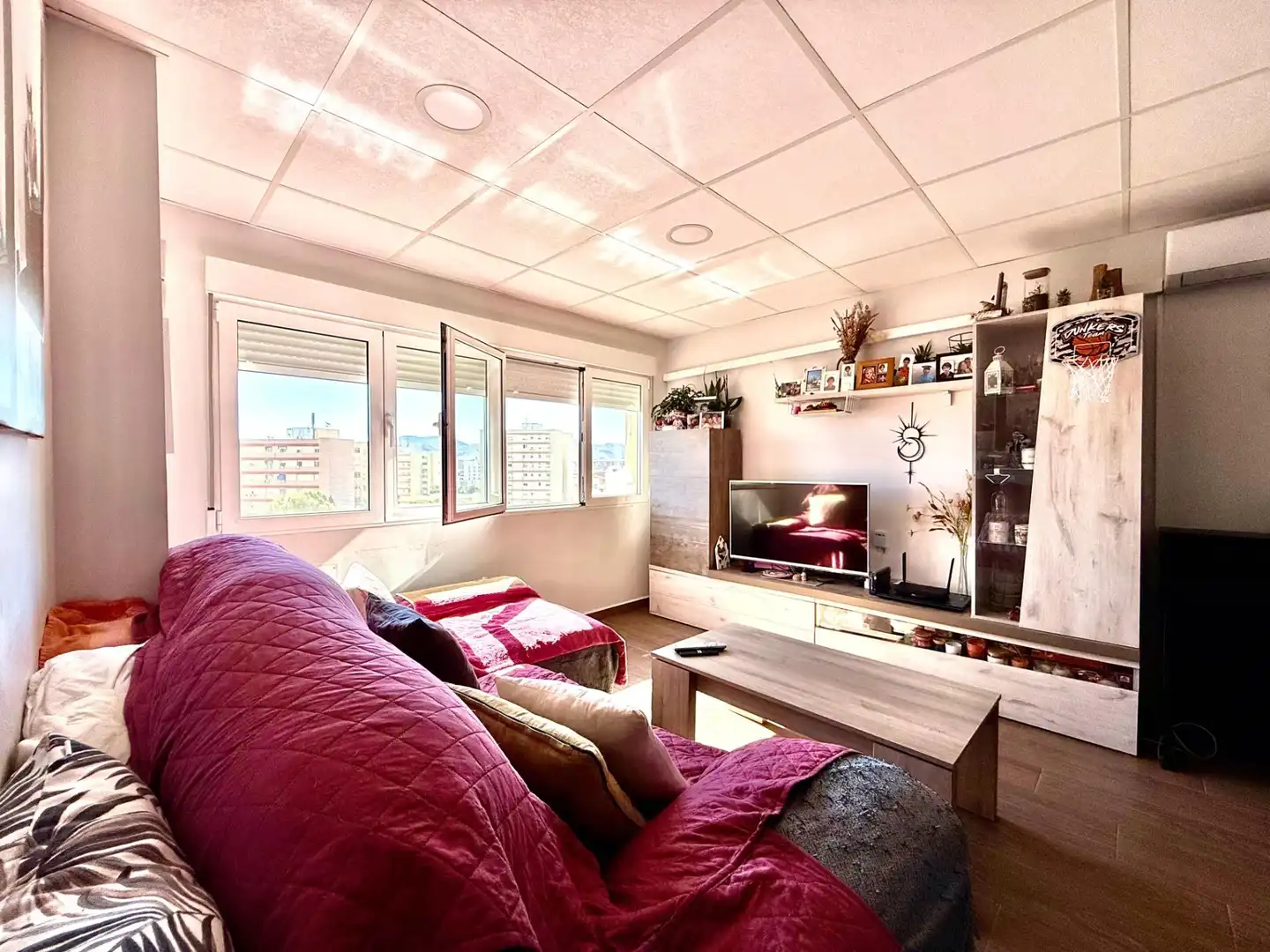 Sala de estar de Piso en venta en Cartagena con Aire acondicionado, Calefacción y Amueblado