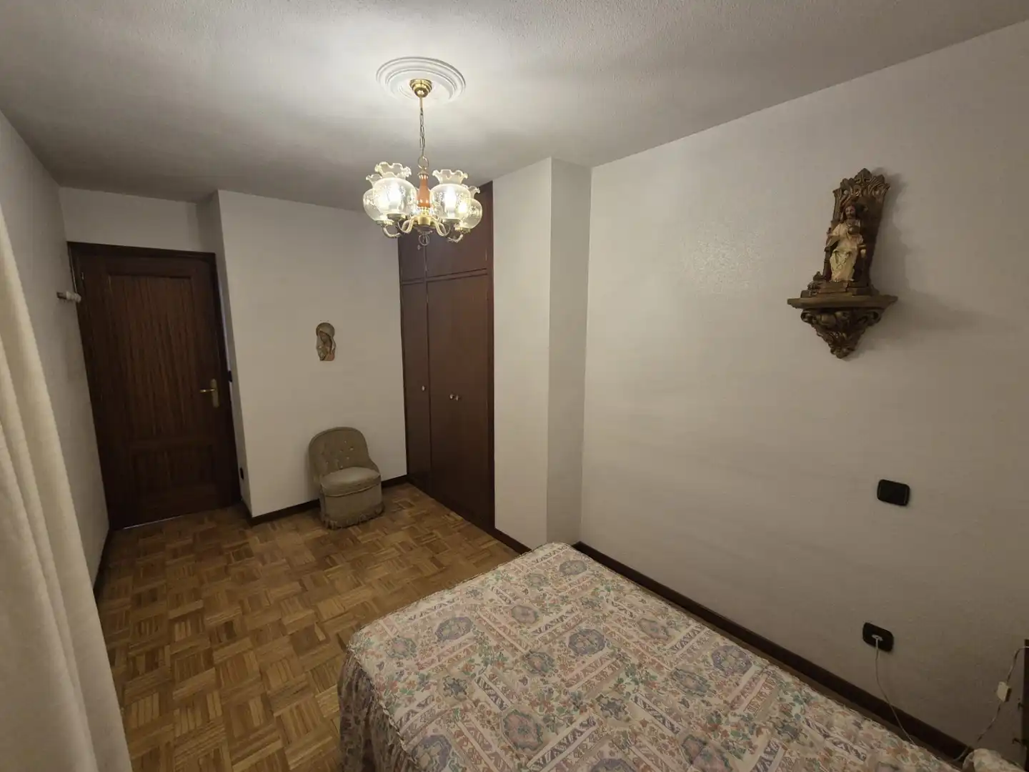 Schlafzimmer von Wohnung zum Verkauf in Palencia mit Heizung, Parkett und Terrasse