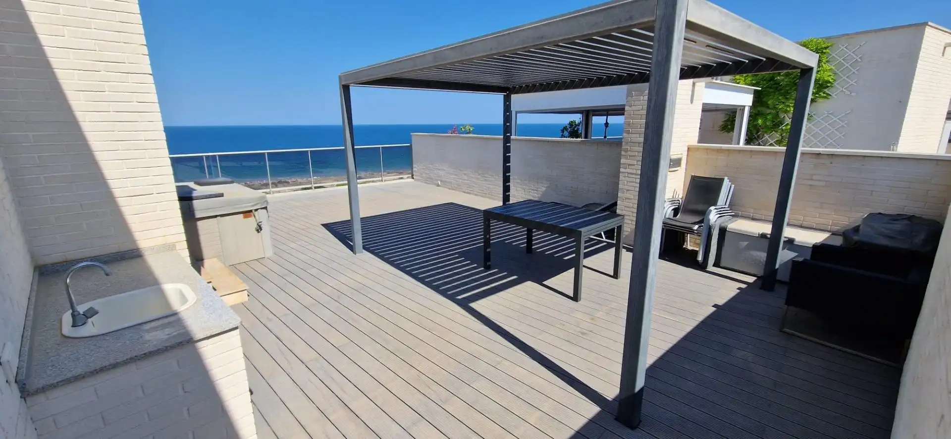 Terraza de Ático de alquiler en Elche / Elx con Aire acondicionado, Terraza y Amueblado