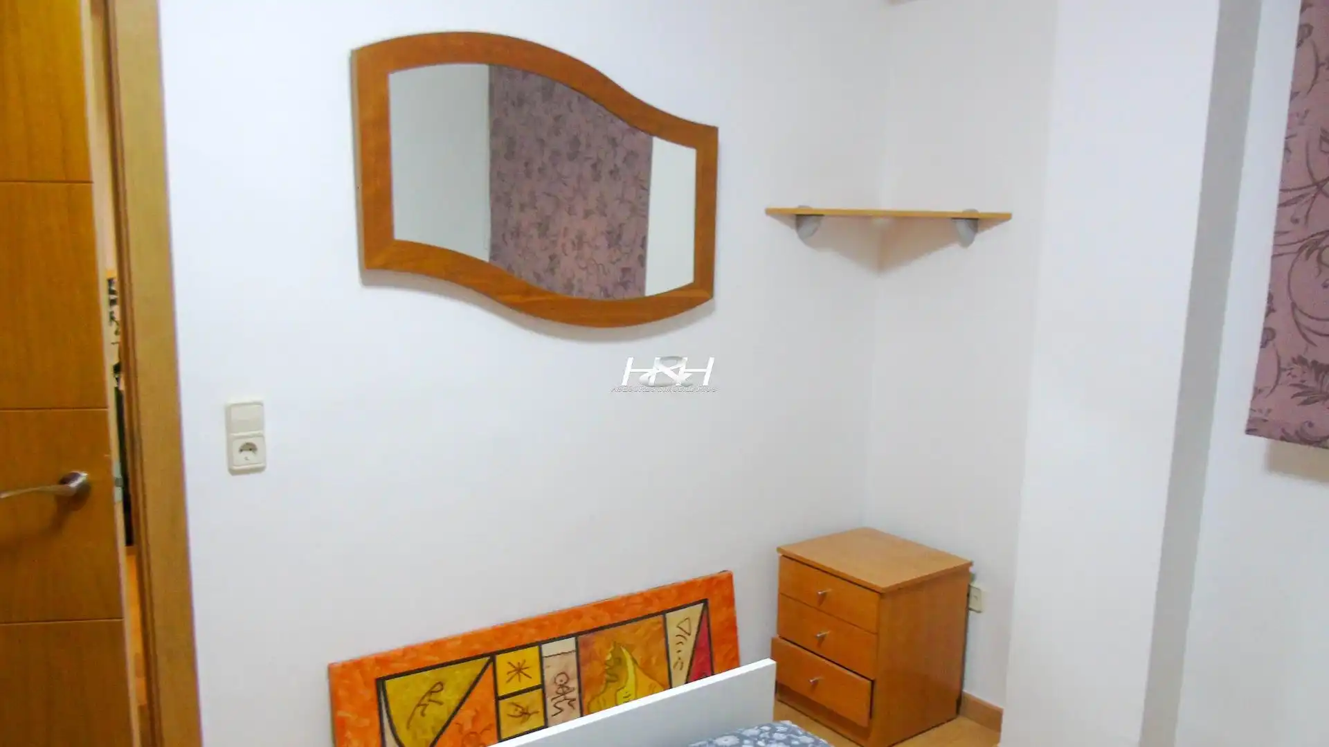 Bedroom of Flat for rent in Burjassot  with Air Conditioner, Storage room and Furnished