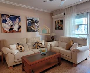 Living room of Flat to rent in Sagunto / Sagunt  with Air Conditioner and Balcony