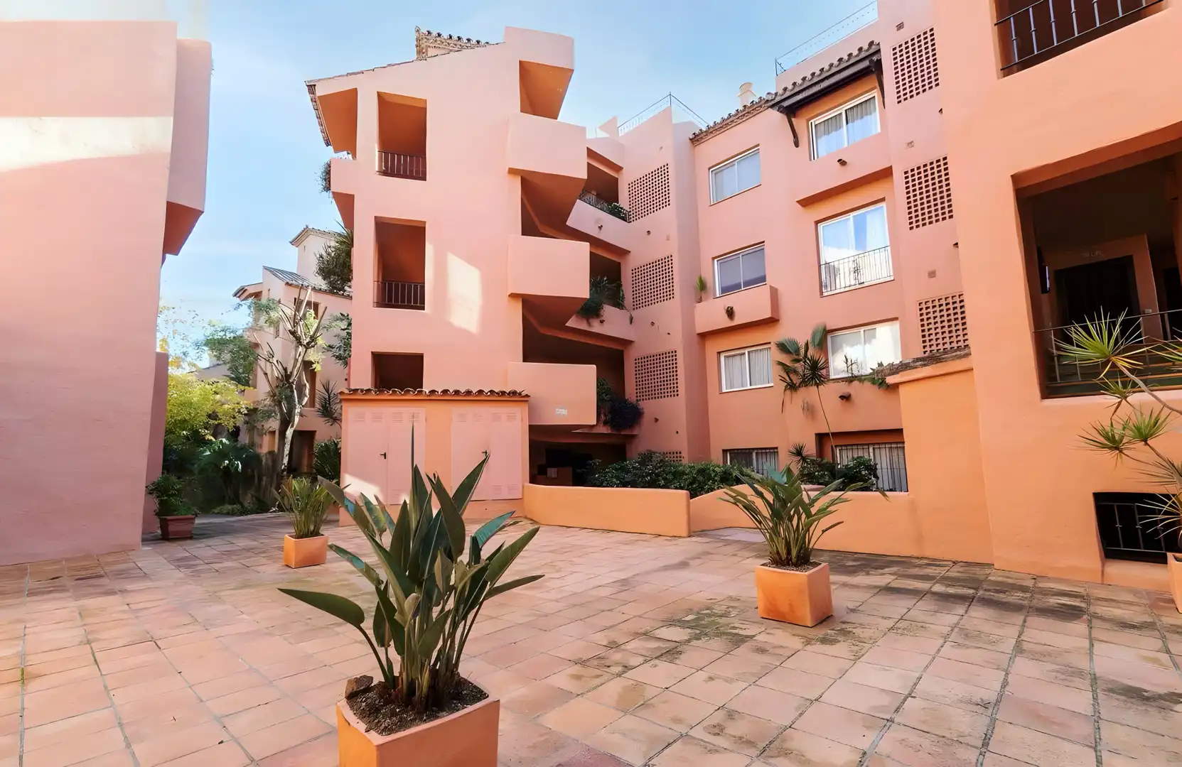 Exterior view of Apartments for rent in Marbella  with Air Conditioner, Terrace and Swimming Pool