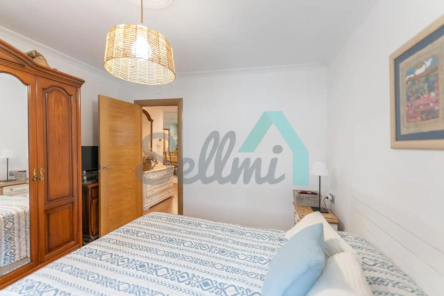 Bedroom of Flat for rent in Siero  with Heating, Terrace and Furnished