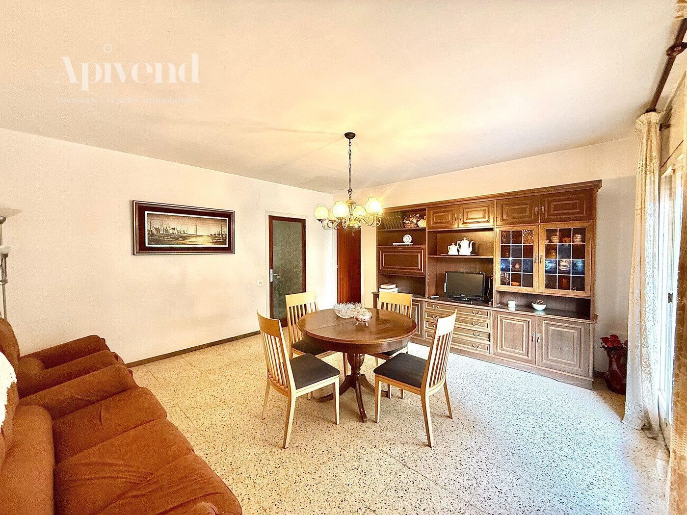 Sala d'estar de Pis en venda en Figueres amb Terrassa, Traster i Moblat