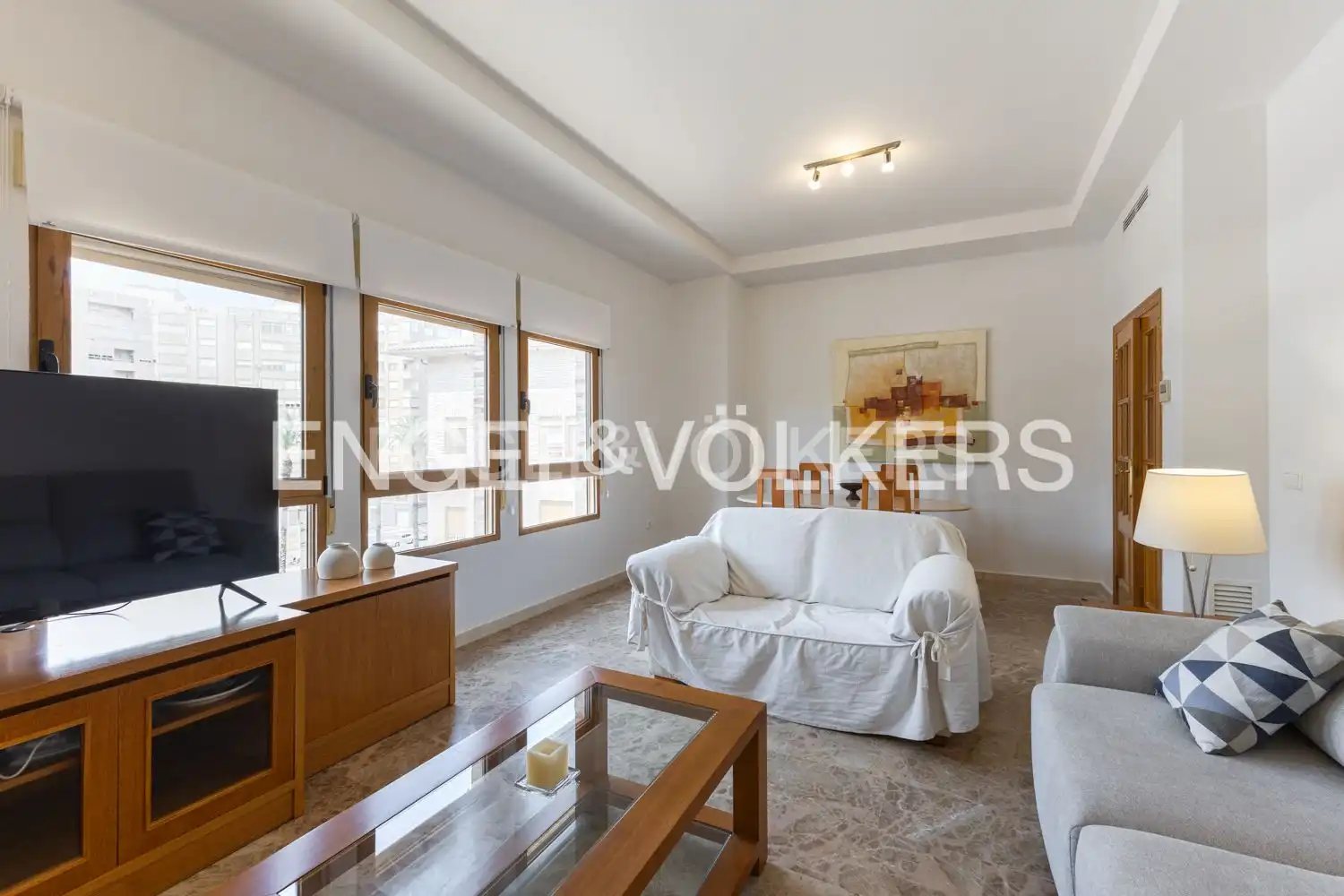 Sala de estar de Dúplex de alquiler en Alzira con Aire acondicionado, Calefacción y Terraza