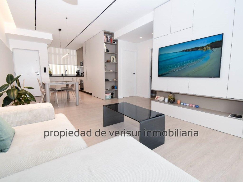 Living room of Flat to rent in Águilas  with Air Conditioner, Oven and Washing machine
