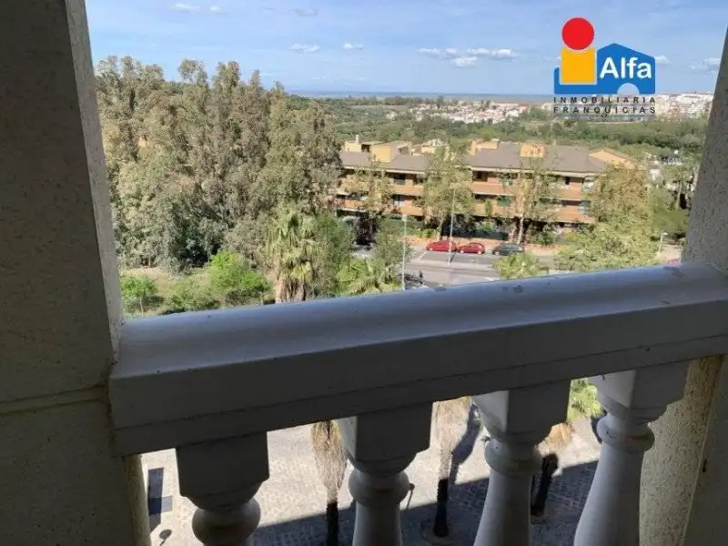 Terraza de Dúplex de alquiler en Cáceres con Aire acondicionado y Calefacción