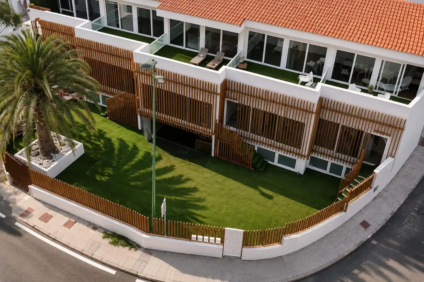 Außenansicht von Maisonette zur Miete in Mogán mit Terrasse, Möbliert und Balkon