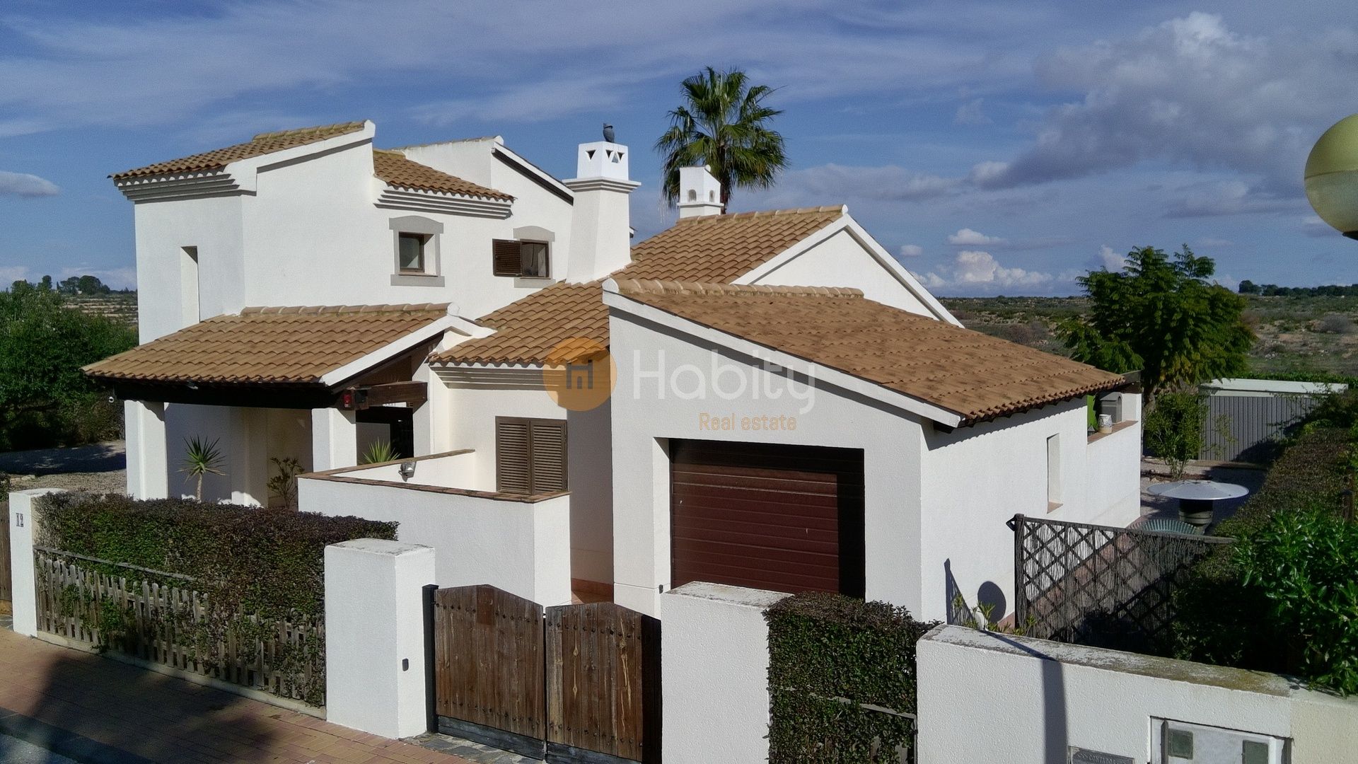 Vista exterior de Casa o chalet en venta en Fuente Álamo de Murcia con Aire acondicionado, Calefacción y Jardín privado