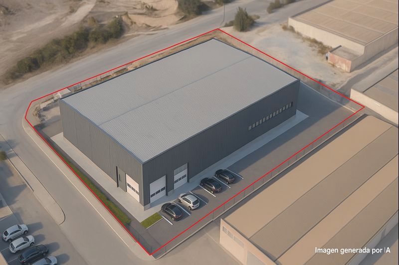 Vista exterior de Terreny industrial en venda en Sant Boi de Llobregat