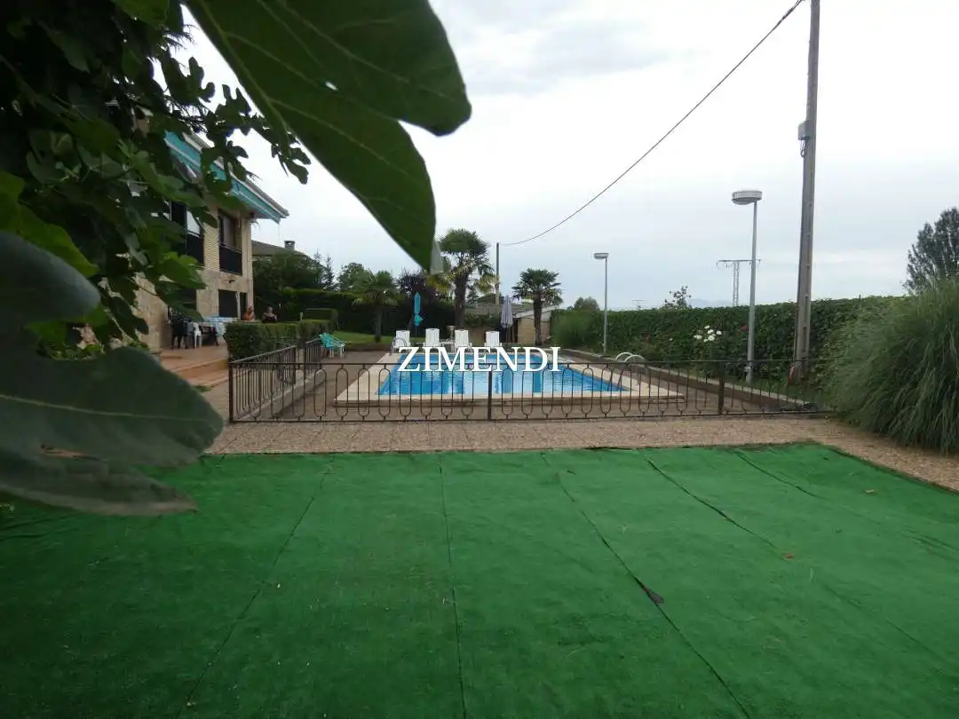 Swimming pool of Houses for sale in Albelda de Iregua  with Heating, Terrace and Swimming Pool