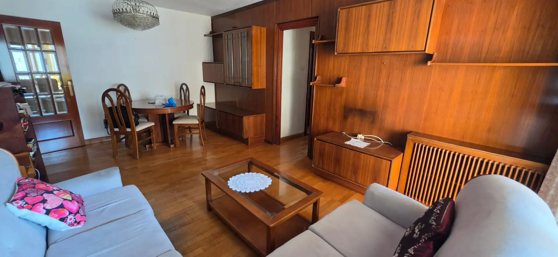 Sala d'estar de Pis en venda en Zaragoza amb Aire condicionat, Calefacció i Jardí privat