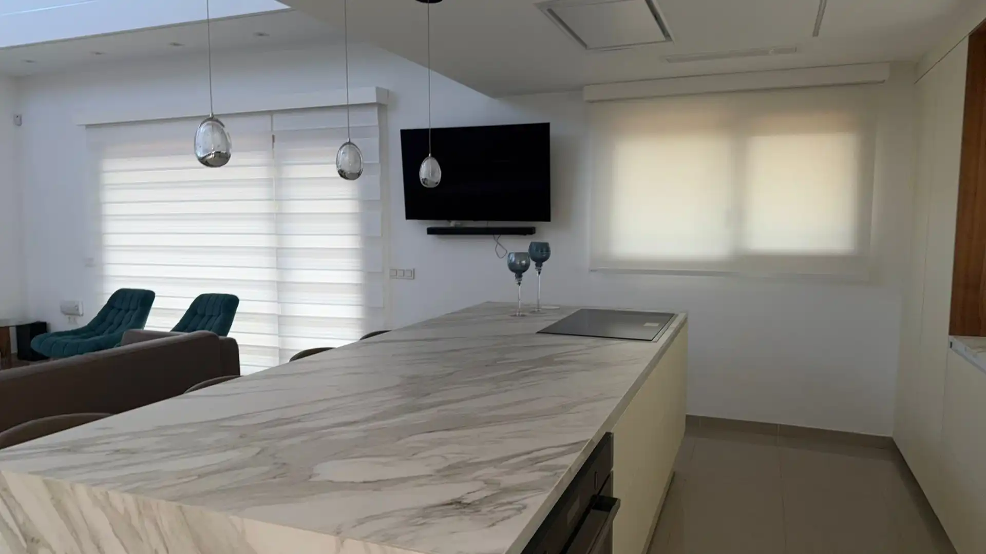 Cuina de Casa o xalet en venda en Puerto de la Cruz amb Aire condicionat, Jardí privat i Terrassa
