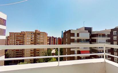 Exterior view of Flat for sale in  Madrid Capital  with Air Conditioner, Heating and Private garden