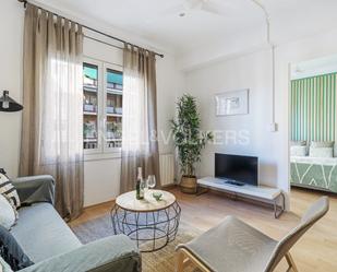 Living room of Apartment to rent in  Barcelona Capital  with Air Conditioner