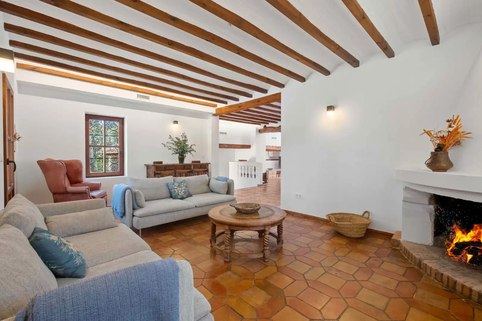 Living room of Houses for sale in L'Alfàs del Pi  with Air Conditioner, Heating and Private garden